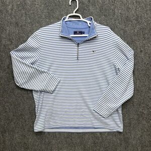 Vineyard Vines 1/4 zip Pullover Shirt Men's Size 2XL Striped